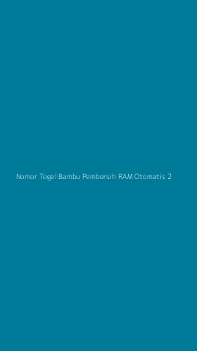 Tampilan Antarmuka Aplikasi Nomor Togel Bambu Pembersih Ram Otomatis - 2