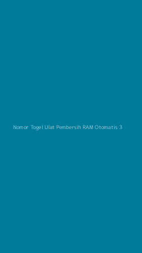 Tampilan Antarmuka Aplikasi Nomor Togel Ulat Pembersih Ram Otomatis - 3