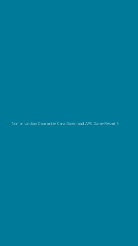 Tampilan Antarmuka Aplikasi Nomor Undian Doorprize Cara Download Apk Game Resmi - 3