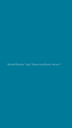 Tampilan Antarmuka Aplikasi Note4d Bandar Togel Terpercaya Bonus Harian - 1
