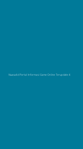 Tampilan Antarmuka Aplikasi Nuasa4d Portal Informasi Game Online Terupdate - 4