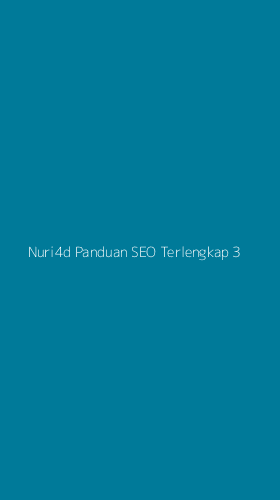 Tampilan Antarmuka Aplikasi Nuri4d Panduan Seo Terlengkap - 3