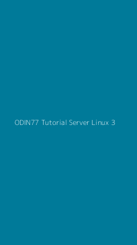 Tampilan Antarmuka Aplikasi Odin77 Tutorial Server Linux - 3