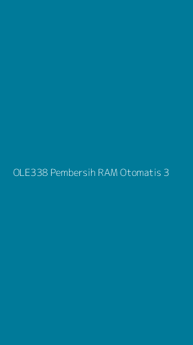 Tampilan Antarmuka Aplikasi Ole338 Pembersih Ram Otomatis - 3