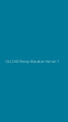 Tampilan Antarmuka Aplikasi Ollo4d Resep Masakan Harian - 1