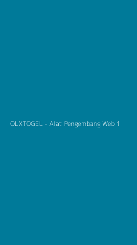 Tampilan Antarmuka Aplikasi OLXTOGEL - Alat Pengembang Web - 1