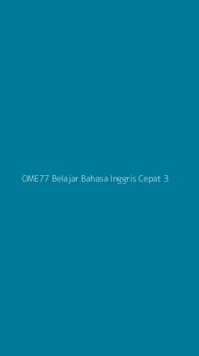 Tampilan Antarmuka Aplikasi Ome77 Belajar Bahasa Inggris Cepat - 3