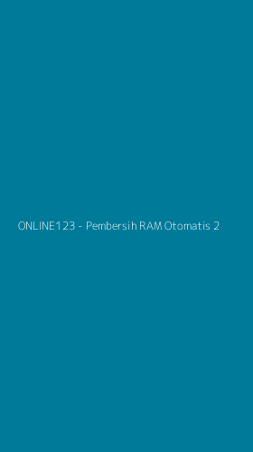 Tampilan Antarmuka Aplikasi ONLINE123 - Pembersih RAM Otomatis - 2