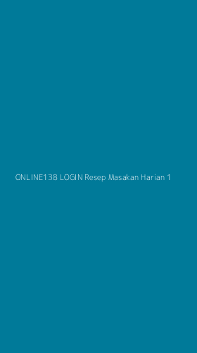 Tampilan Antarmuka Aplikasi Online138 Login Resep Masakan Harian - 1