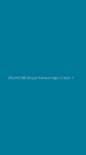 Tampilan Antarmuka Aplikasi Online388 Belajar Bahasa Inggris Cepat - 1