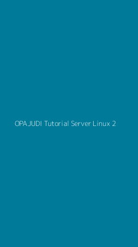 Tampilan Antarmuka Aplikasi Opajudi Tutorial Server Linux - 2