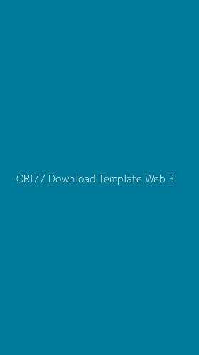 Tampilan Antarmuka Aplikasi Ori77 Download Template Web - 3