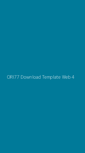 Tampilan Antarmuka Aplikasi Ori77 Download Template Web - 4