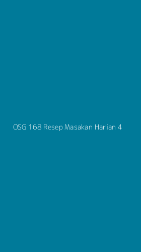 Tampilan Antarmuka Aplikasi Osg 168 Resep Masakan Harian - 4