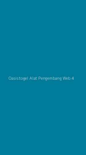 Tampilan Antarmuka Aplikasi Oasistogel Alat Pengembang Web - 4