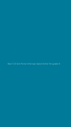 Tampilan Antarmuka Aplikasi Obor123 Slot Portal Informasi Game Online Terupdate - 4