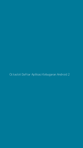 Tampilan Antarmuka Aplikasi Octaslot Daftar Aplikasi Kebugaran Android - 2
