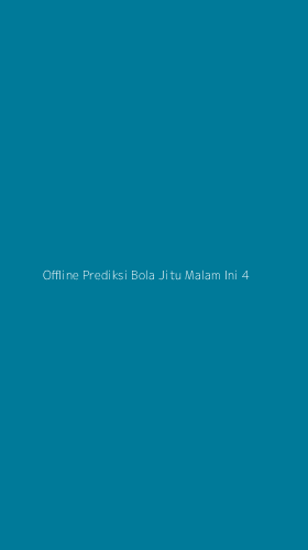 Tampilan Antarmuka Aplikasi Offline Prediksi Bola Jitu Malam Ini - 4