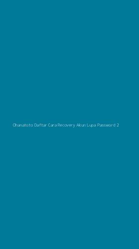 Tampilan Antarmuka Aplikasi Ohanatoto Daftar Cara Recovery Akun Lupa Password - 2