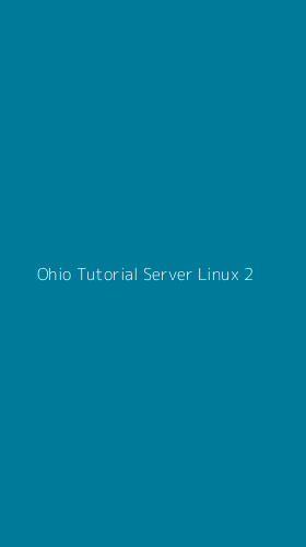 Tampilan Antarmuka Aplikasi Ohio Tutorial Server Linux - 2