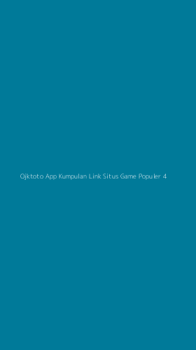 Tampilan Antarmuka Aplikasi Ojktoto App Kumpulan Link Situs Game Populer - 4