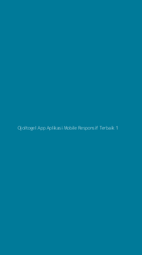 Tampilan Antarmuka Aplikasi Ojoltogel App Aplikasi Mobile Responsif Terbaik - 1