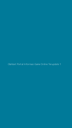 Tampilan Antarmuka Aplikasi Olahbet Portal Informasi Game Online Terupdate - 1