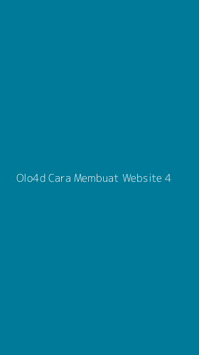 Tampilan Antarmuka Aplikasi Olo4d Cara Membuat Website - 4