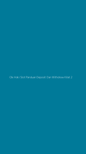 Tampilan Antarmuka Aplikasi Olx Hoki Slot Panduan Deposit Dan Withdraw Kilat - 2