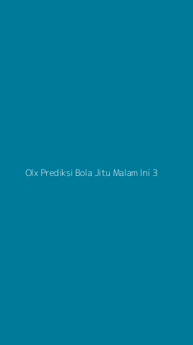 Tampilan Antarmuka Aplikasi Olx Prediksi Bola Jitu Malam Ini - 3