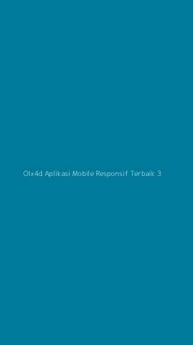 Tampilan Antarmuka Aplikasi Olx4d Aplikasi Mobile Responsif Terbaik - 3