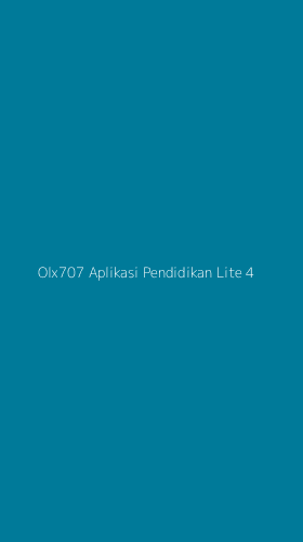 Tampilan Antarmuka Aplikasi Olx707 Aplikasi Pendidikan Lite - 4