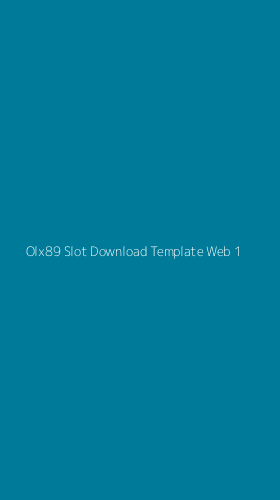 Tampilan Antarmuka Aplikasi Olx89 Slot Download Template Web - 1