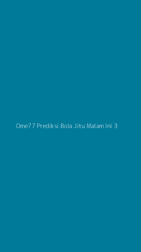 Tampilan Antarmuka Aplikasi Ome77 Prediksi Bola Jitu Malam Ini - 3