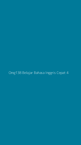Tampilan Antarmuka Aplikasi Omg138 Belajar Bahasa Inggris Cepat - 4