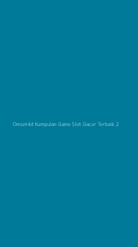 Tampilan Antarmuka Aplikasi Omset4d Kumpulan Game Slot Gacor Terbaik - 2