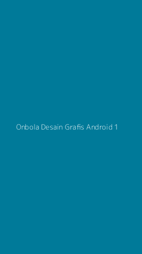 Tampilan Antarmuka Aplikasi Onbola Desain Grafis Android - 1