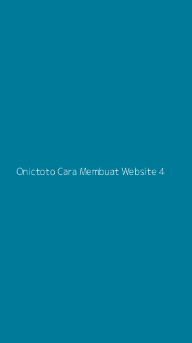 Tampilan Antarmuka Aplikasi Onictoto Cara Membuat Website - 4