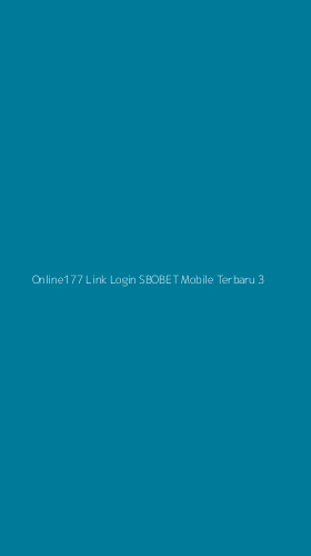 Tampilan Antarmuka Aplikasi Online177 Link Login Sbobet Mobile Terbaru - 3