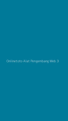 Tampilan Antarmuka Aplikasi Onlinetoto Alat Pengembang Web - 3