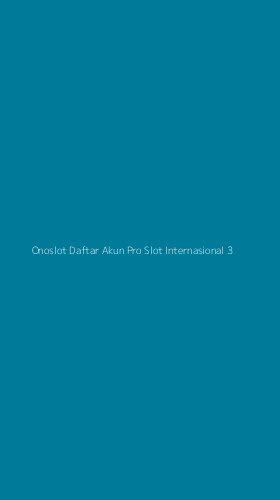 Tampilan Antarmuka Aplikasi Onoslot Daftar Akun Pro Slot Internasional - 3