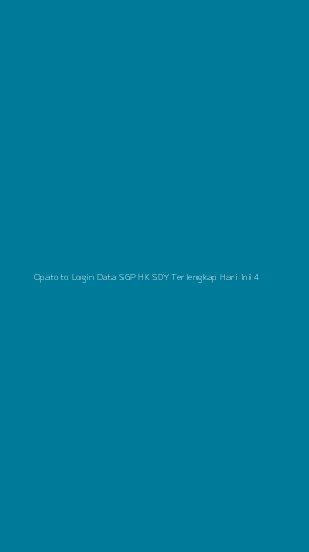 Tampilan Antarmuka Aplikasi Opatoto Login Data Sgp Hk Sdy Terlengkap Hari Ini - 4