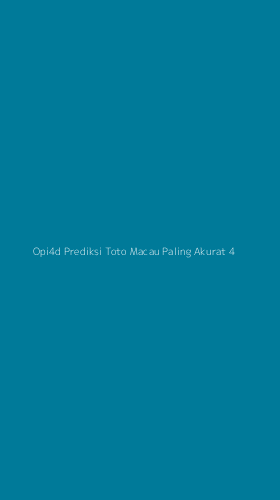 Tampilan Antarmuka Aplikasi Opi4d Prediksi Toto Macau Paling Akurat - 4