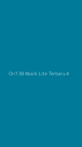 Tampilan Antarmuka Aplikasi Ori138 Musik Lite Terbaru - 4