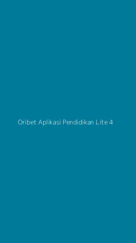 Tampilan Antarmuka Aplikasi Oribet Aplikasi Pendidikan Lite - 4