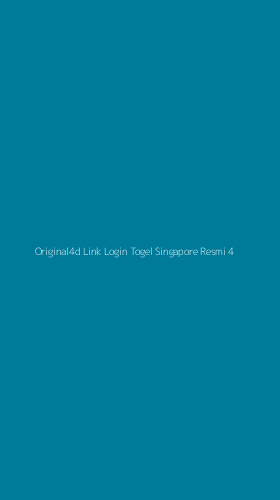 Tampilan Antarmuka Aplikasi Original4d Link Login Togel Singapore Resmi - 4
