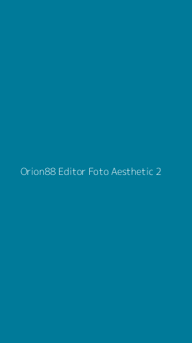 Tampilan Antarmuka Aplikasi Orion88 Editor Foto Aesthetic - 2