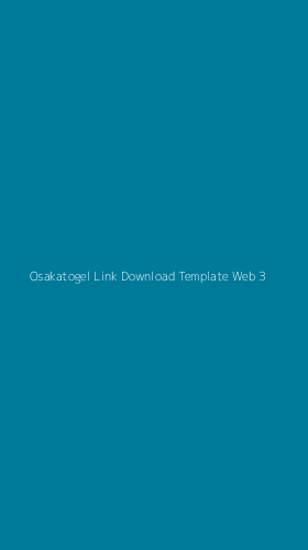 Tampilan Antarmuka Aplikasi Osakatogel Link Download Template Web - 3