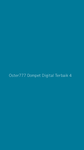 Tampilan Antarmuka Aplikasi Oster777 Dompet Digital Terbaik - 4