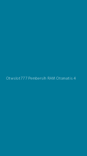 Tampilan Antarmuka Aplikasi Otwslot777 Pembersih Ram Otomatis - 4